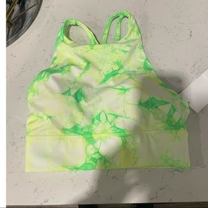 Lulu energy bra high neck long line